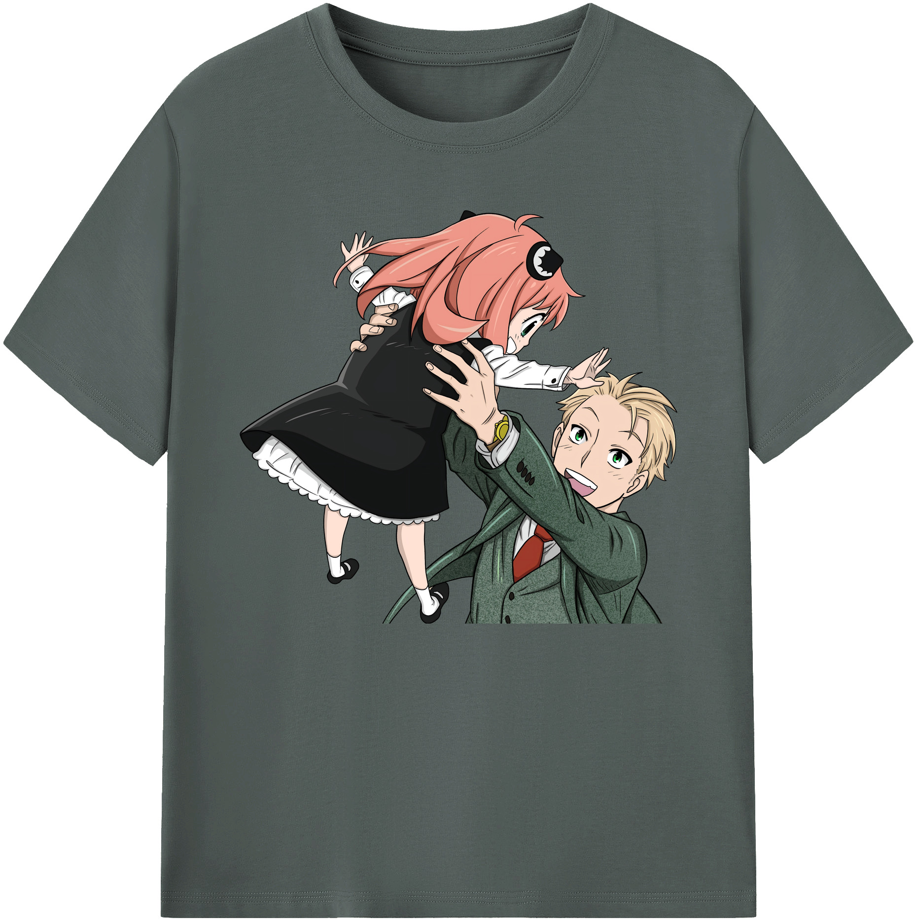 （画像用） SPY×FAMILY间谍家家酒 綿100％ メンズ半袖Tシャツ｜肌触りやわらか＆通気性